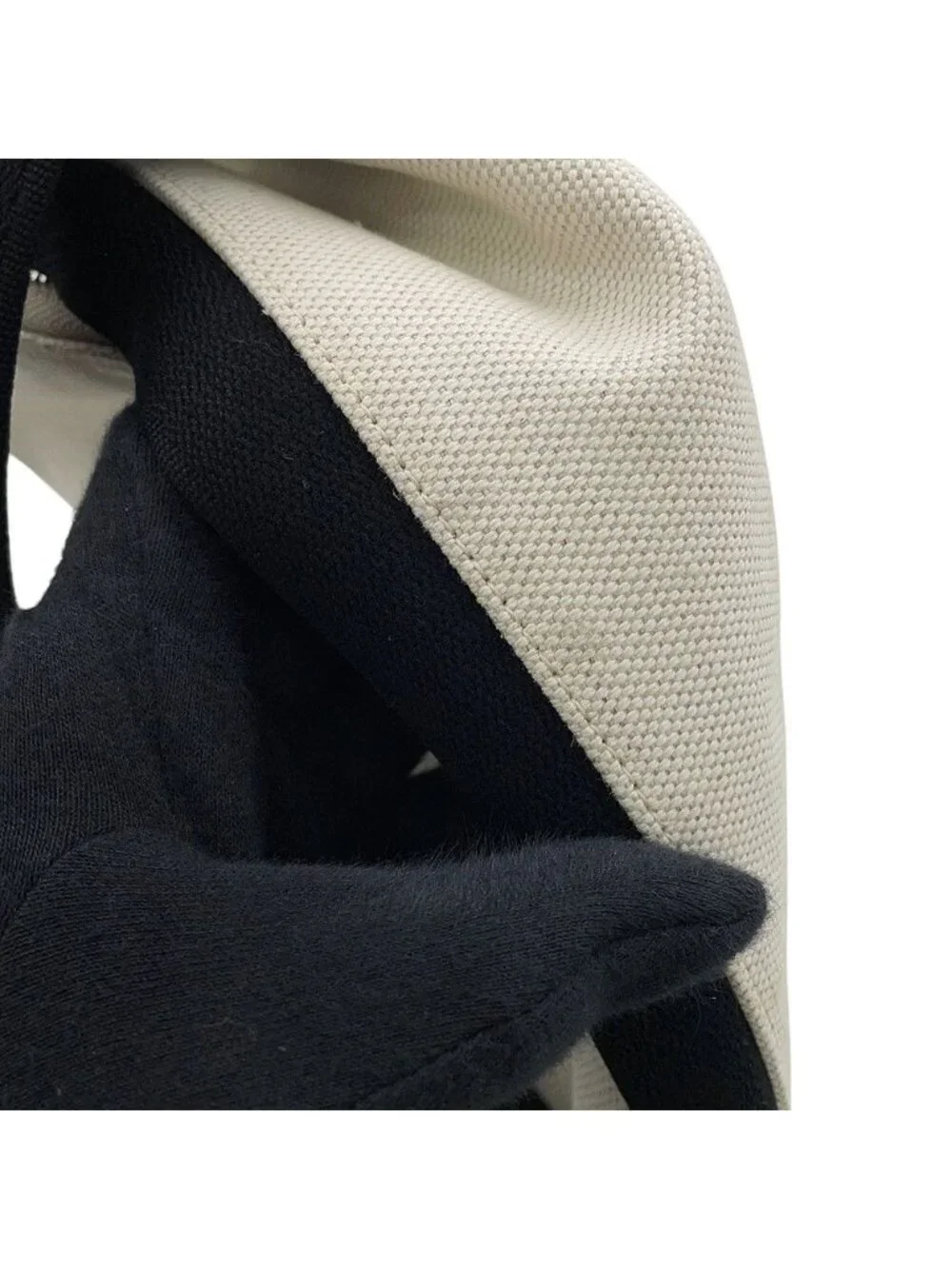 Balenciaga Backpack Navy Canvas Leather